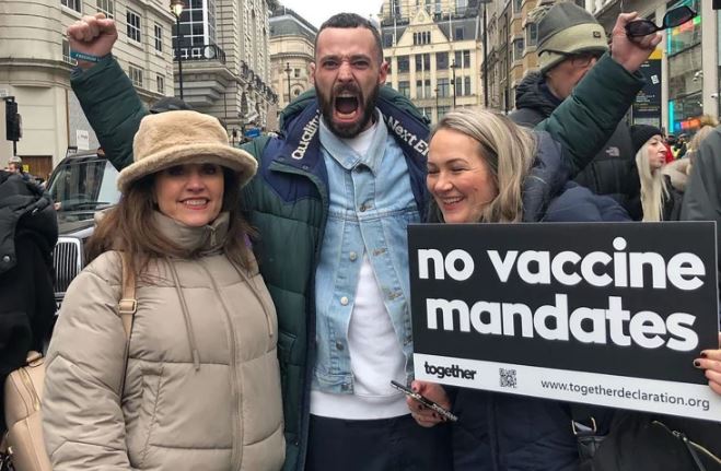 Sean Ward support COVID conspiracies