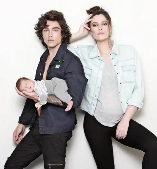 Sergio Mayer with Natália Subtil and daughter Mila Mayer Subtil