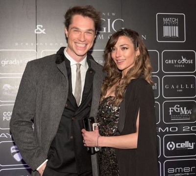 Soleil Sorge with ex lover Marco Cartasegna