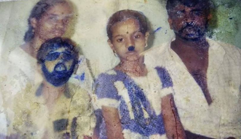 Sreekanth Vettiyar old image with his family members