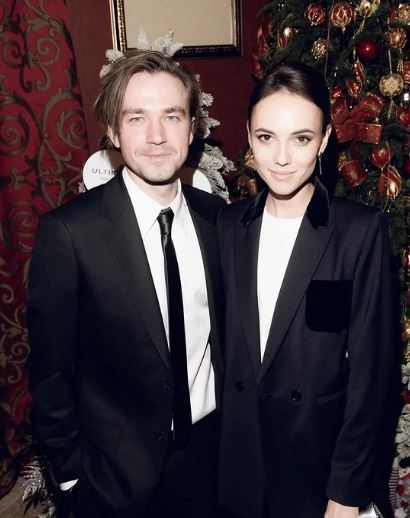 Stasya Miloslavskaya with her boyfriend