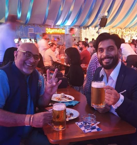 Suraj Nambiar consumes alcohol