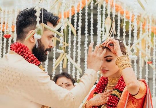 Suraj Nambiar tied the knot with Mouni Roy