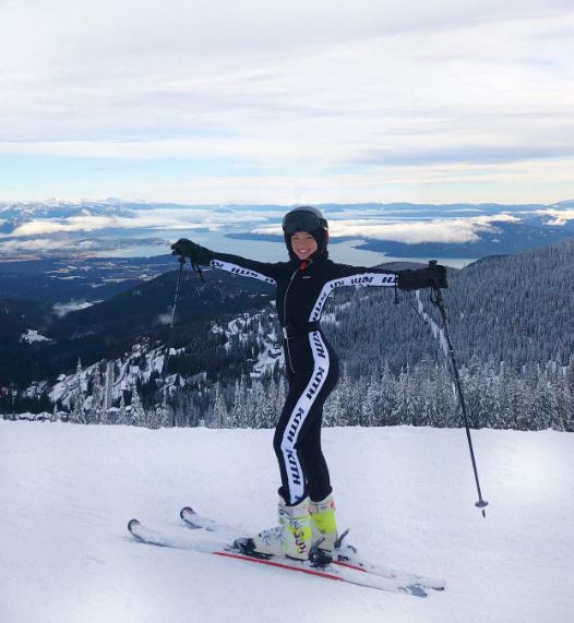 Sydney Sweeney loves ice skiing