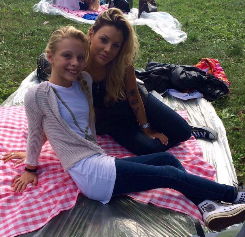 Tamara Pisnoli with her daughter