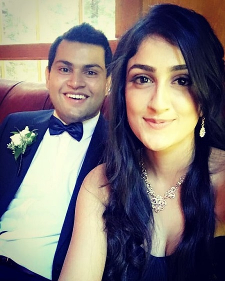 Tracy Alison with her brother