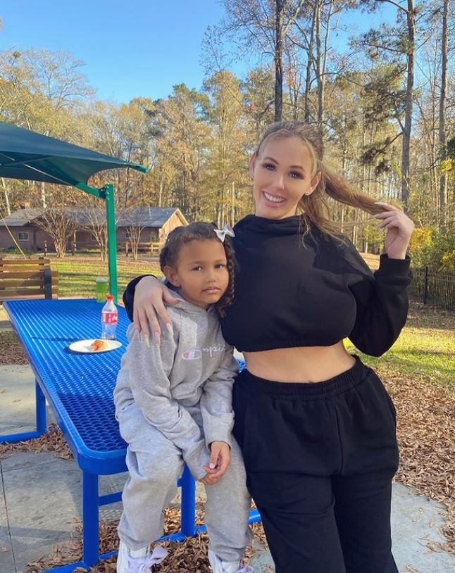 Tyger Booty with her daughter