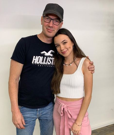 Vanessa Merrell with her father