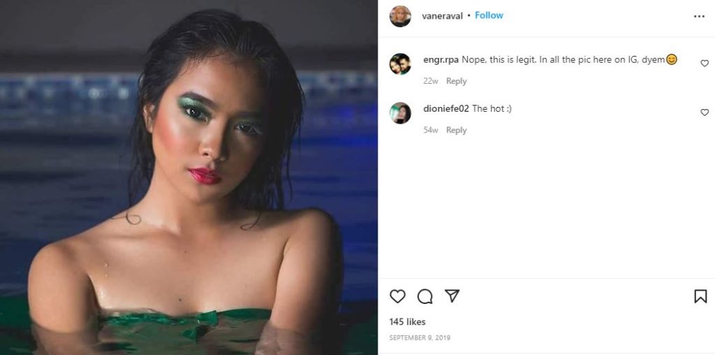 Vanessa's first IG post