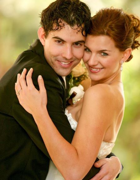Wedding photo of Melanie Ham and Robert Ham