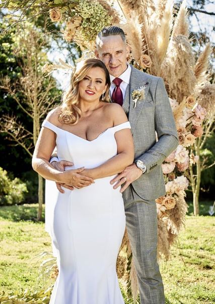 Wedding photo of Mishel Karen and Steve Burley