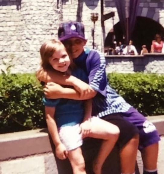 Abby and her brother Jason Broyles