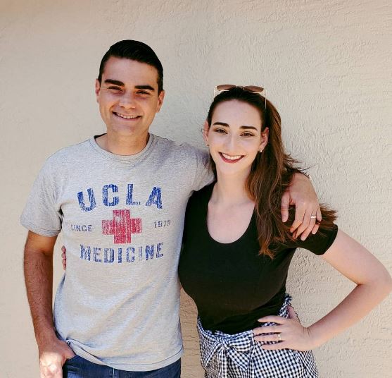 Abigail Shapiro with her brother