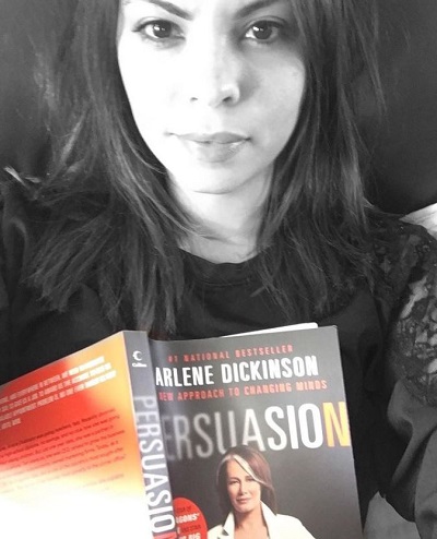 Anaida Poilievre loves to read