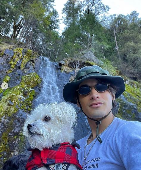 Andrew Grey has a pet dog