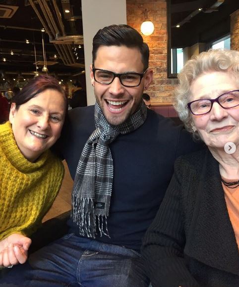 Andrew with his mom and grand mom