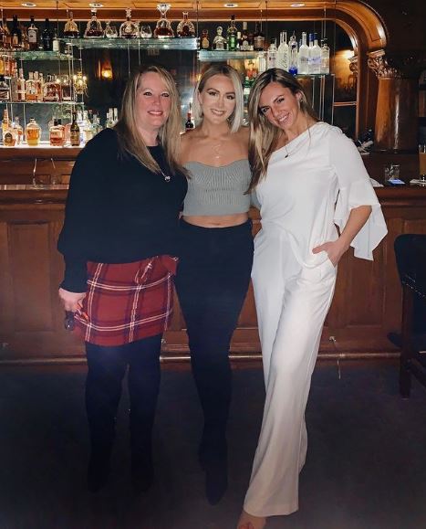 Annie with her friends