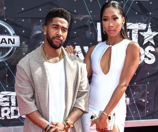 Apryl with her ex-boyfriend Omarion