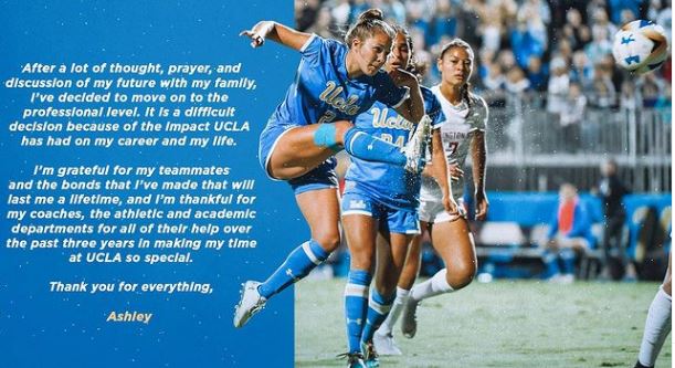 Ashley's football career