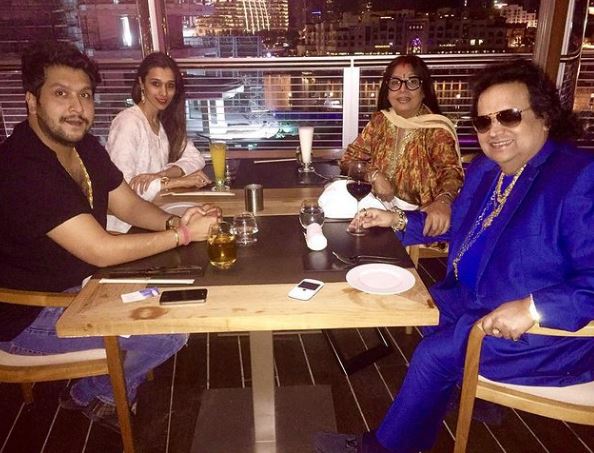 Bappa Lahiri visits expensive restaurants with his family