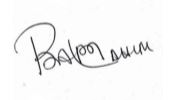 Bappi Lahiri Autograph Singnature