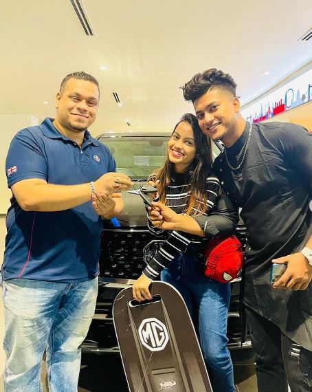 Beauty Khan's new car