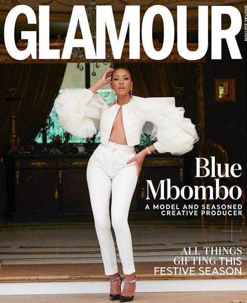 Blue Mbombo was featured on Glamour magazine