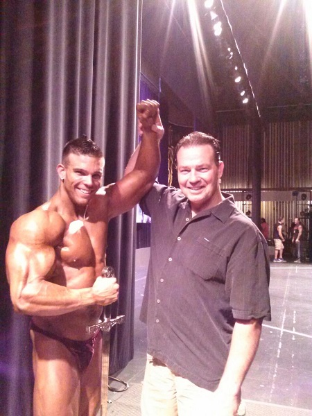 Bostin Loyd with his father