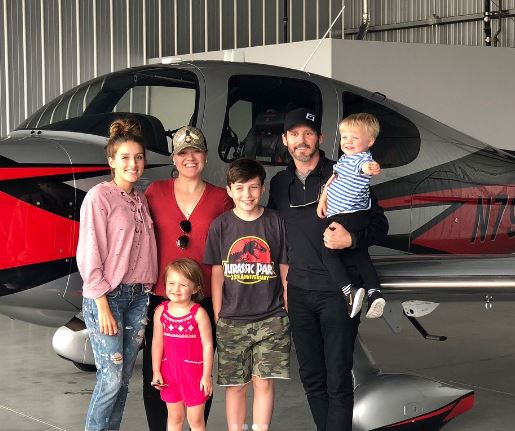 Brandon and his family