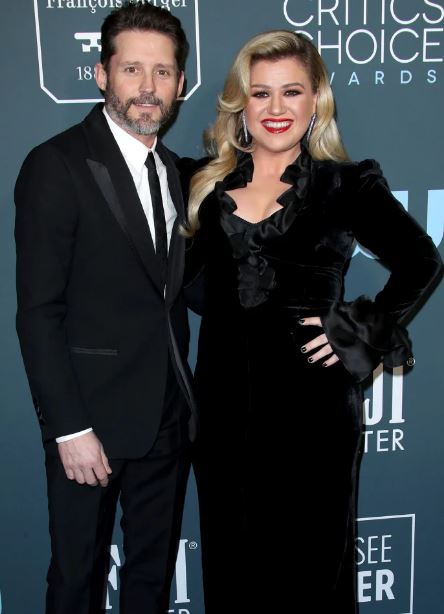 Brandon with his ex-wife Kelly Clarkson