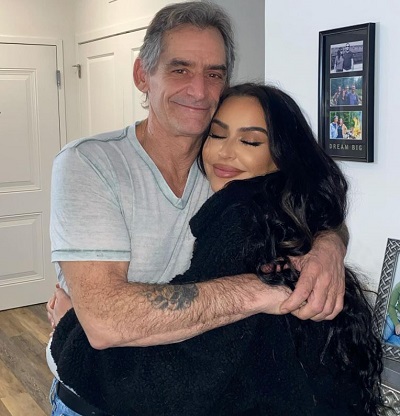 Carli Bybel with her father Stephen Bybel