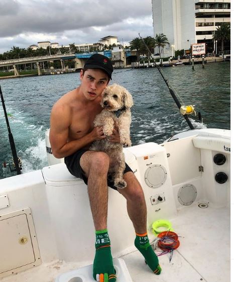 Carson Rowland has a pet dog