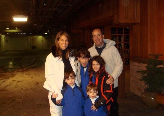 Caryn Zucker with her spouse and kids