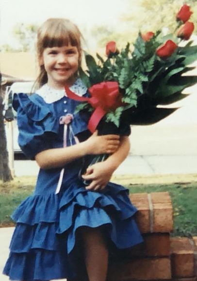 Childhood photo of Abby Broyles