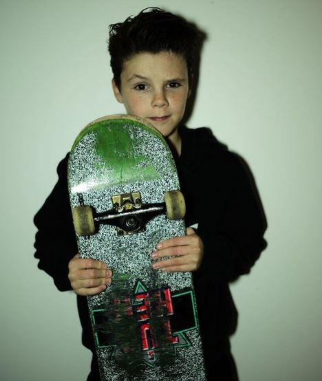 Childhood photo of Cruz Beckham