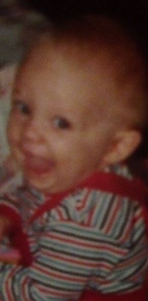 Childhood photo of Kid Carson