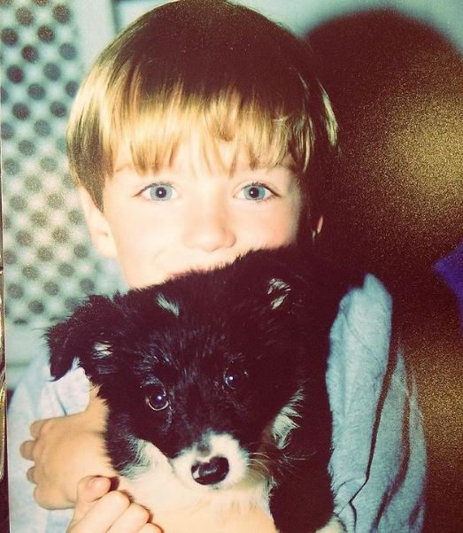 Childhood photo of Luke