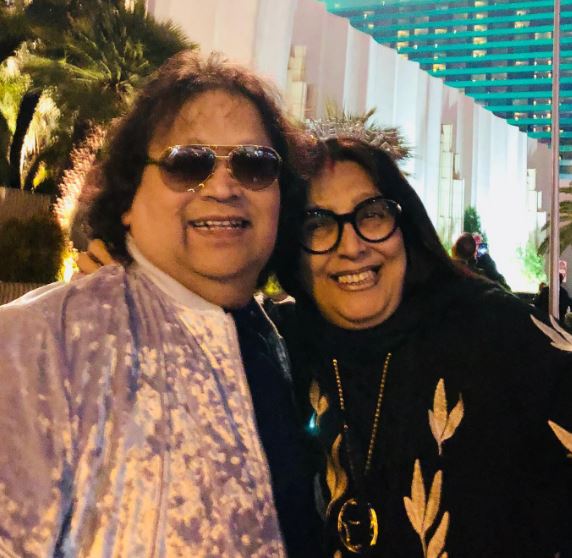 Chitrani Lahiri with her spouse