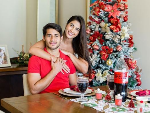 Christina Aranda with her husband Iván Torres