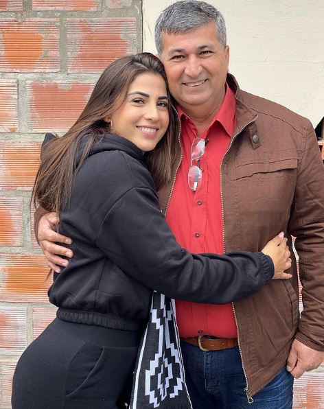 Christina with her father