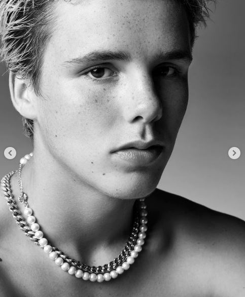 Cruz Beckham is a model