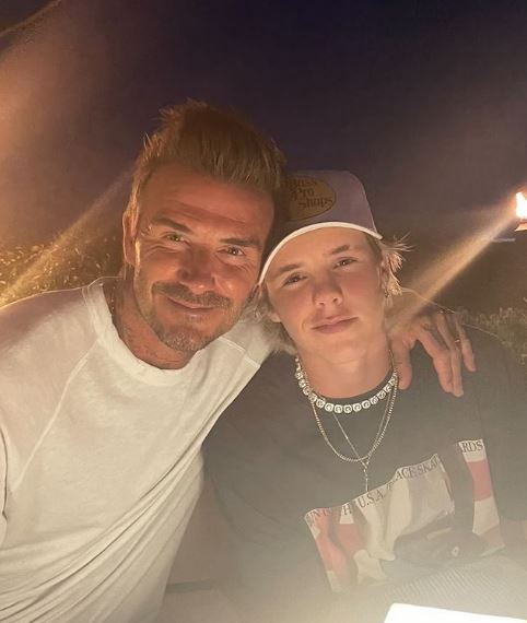 Cruz is the son of David Beckham
