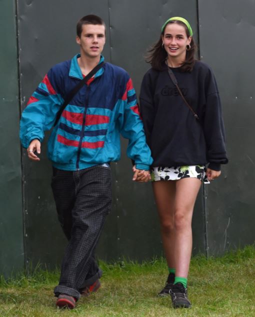 Cruz with his girlfriend Bliss Chapman