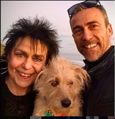 Daniel Bernhardt with his mother Heidi Bernhardt