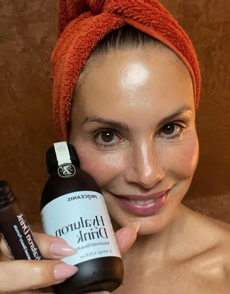 Dany Michalski promotes several skincare products