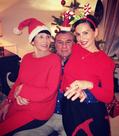 Dany Michalski with his father and mother