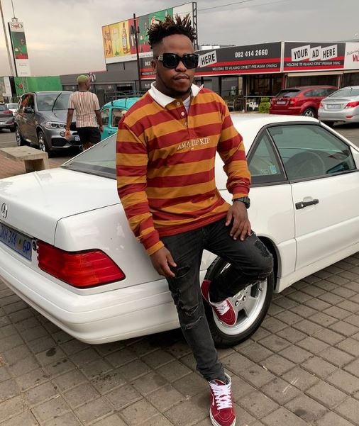 Dj Citi Lyts with his car