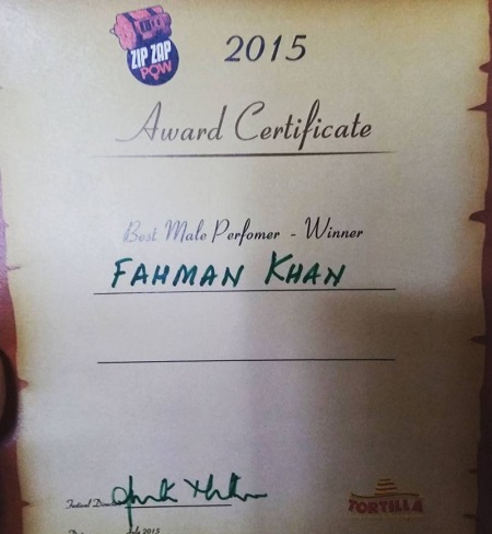 Fahman Khan Awards and achievements