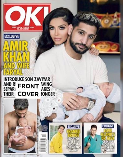 Faryal featured on various magazine covers