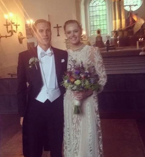 Frida Gustavsson and her ex husband